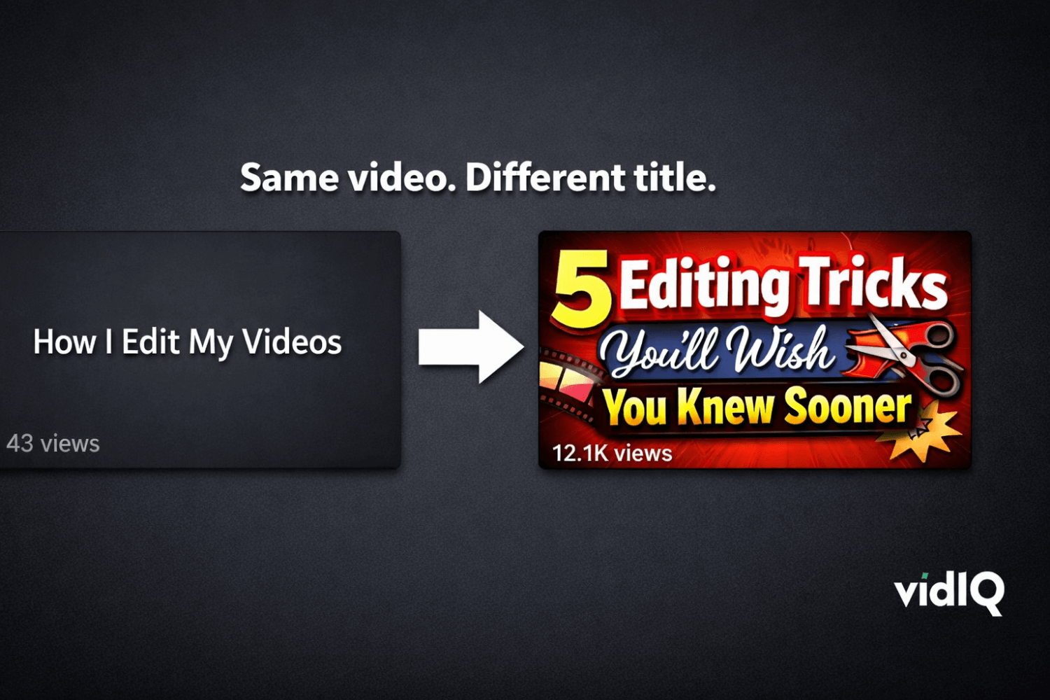 📈 Niedrige Klicks? vidIQ zeigt, was falsch ist — und wie man es schnell beheben kann.