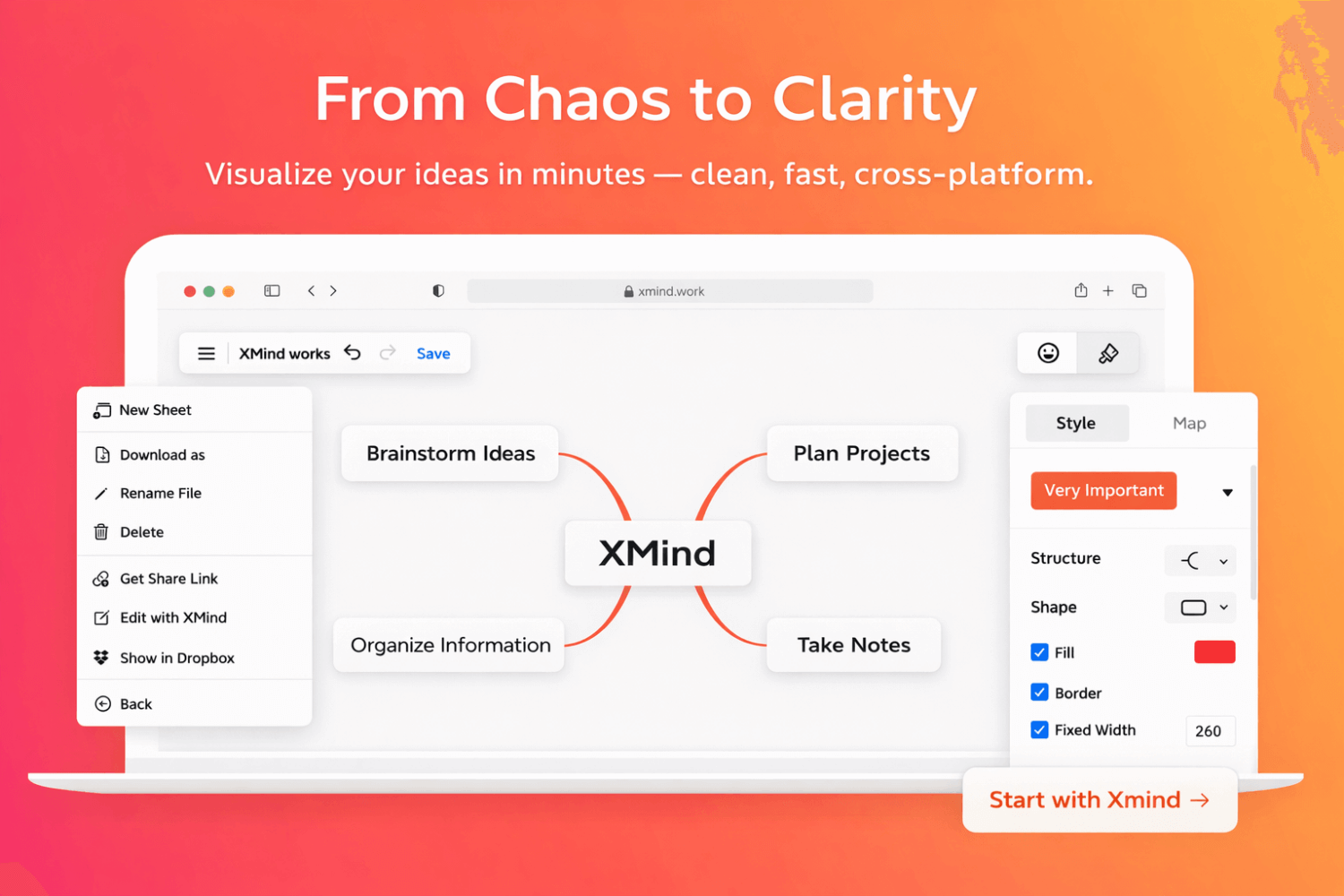 Hör auf, mit unordentlichen Gedanken zu ringen — ordne sie wie ein Profi zu