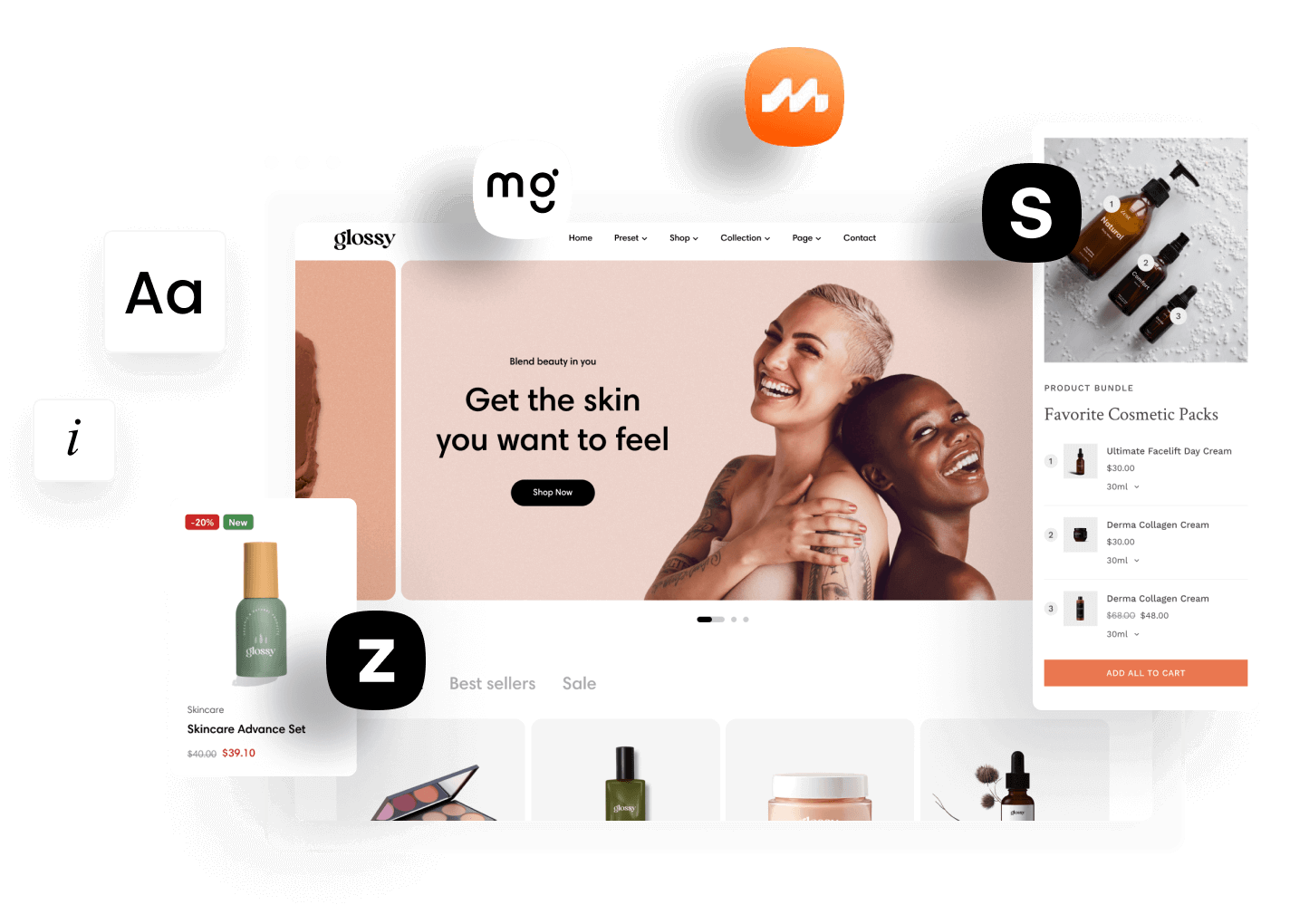 Minimog Theme Online Shopping, Preis