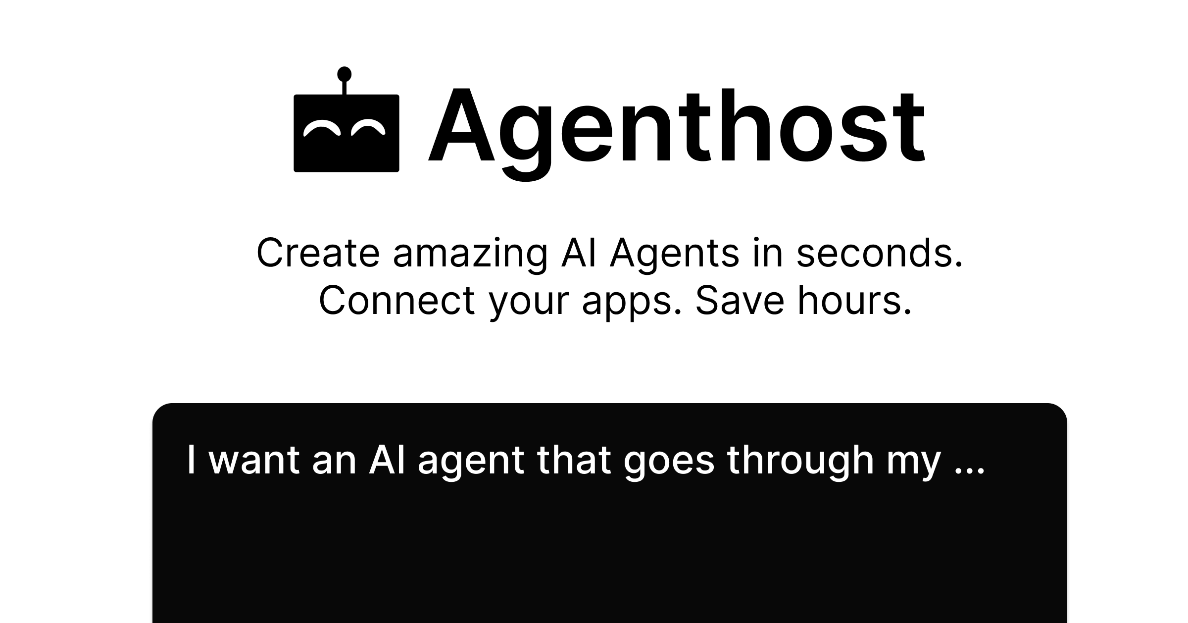 Agenthost Screenshot