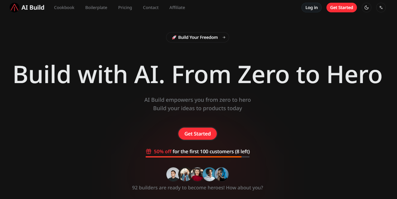 AI Build Screenshot