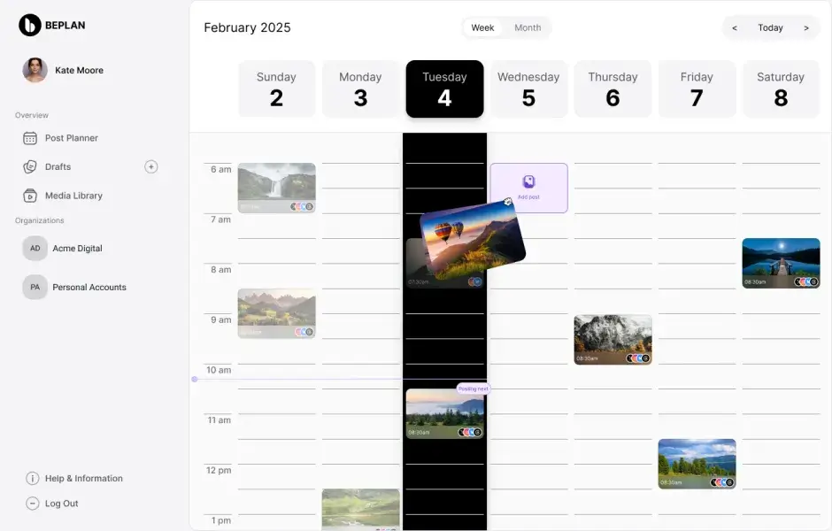 Beplan Screenshot