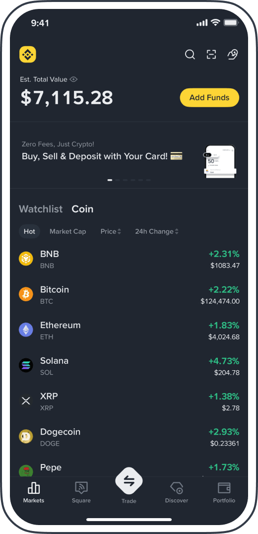 Binance Screenshot
