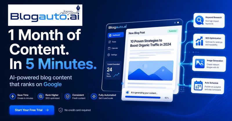 Blogauto.ai Screenshot