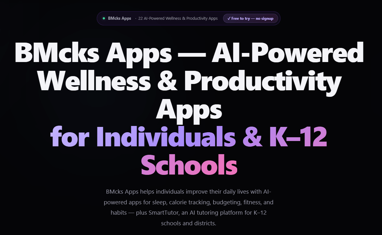 BMcks Apps Screenshot