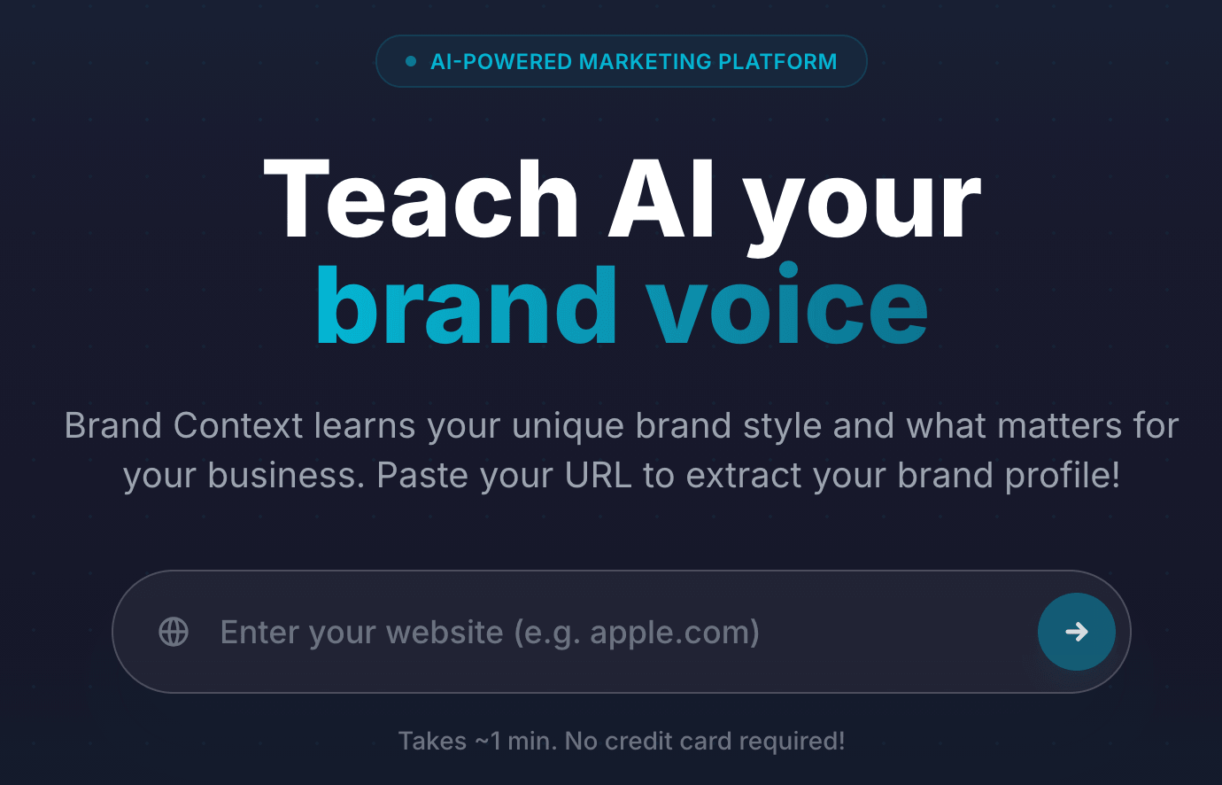Brand Context Screenshot