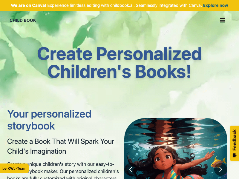 Childbook.ai Screenshot