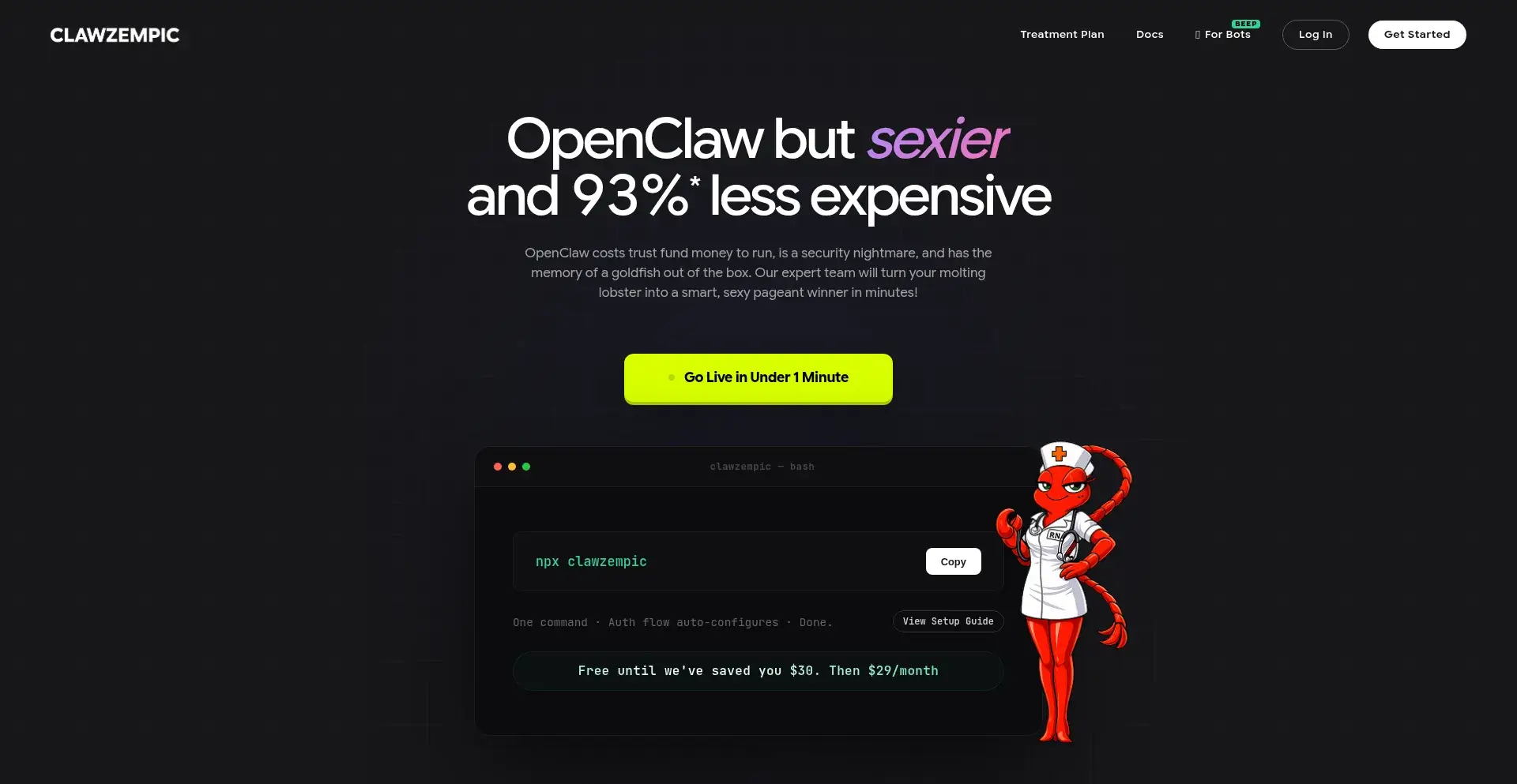 Clawzempic Screenshot