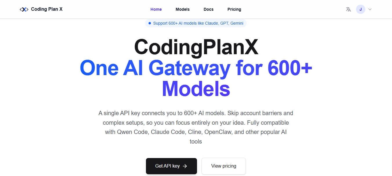 Coding Plan X Screenshot