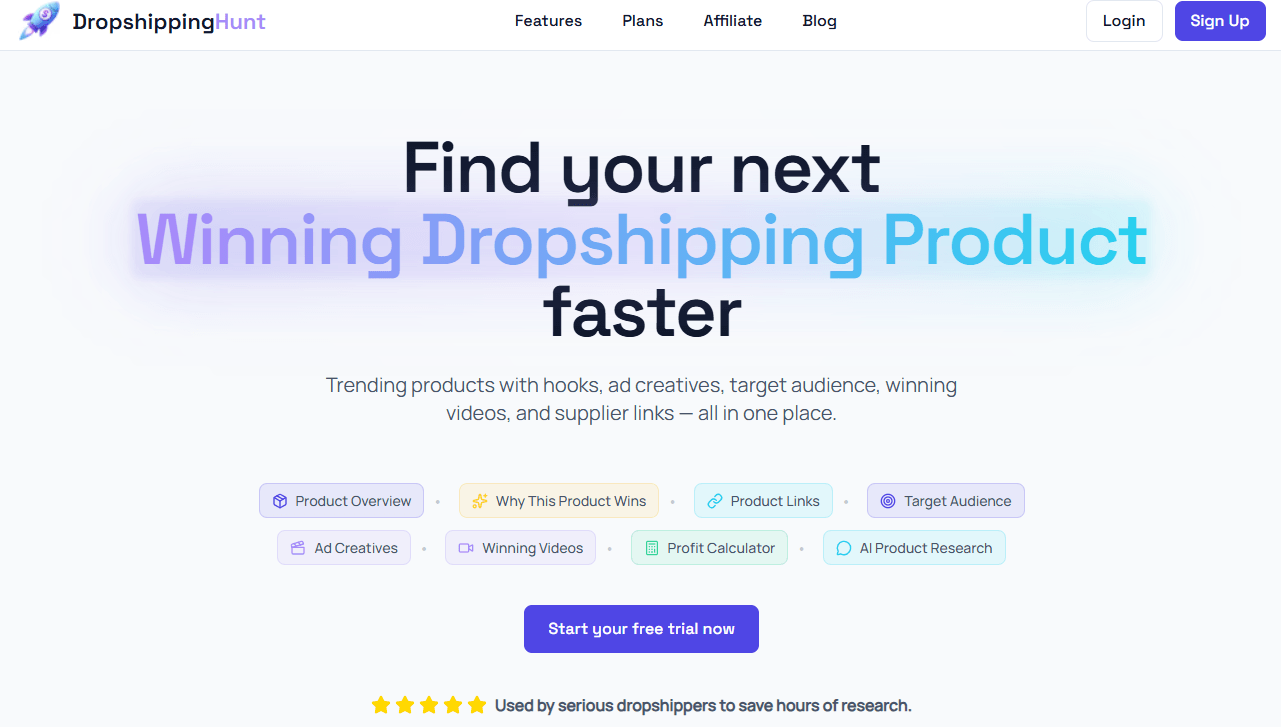 DropshippingHunt Screenshot
