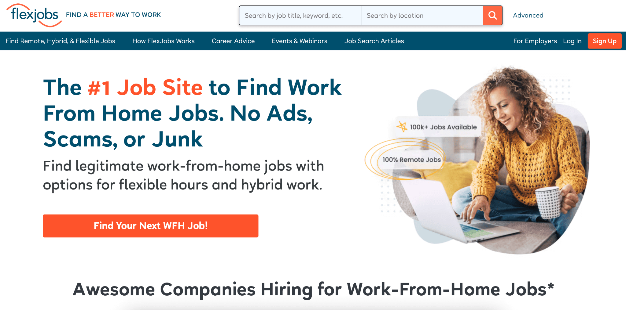 FlexJobs Screenshot