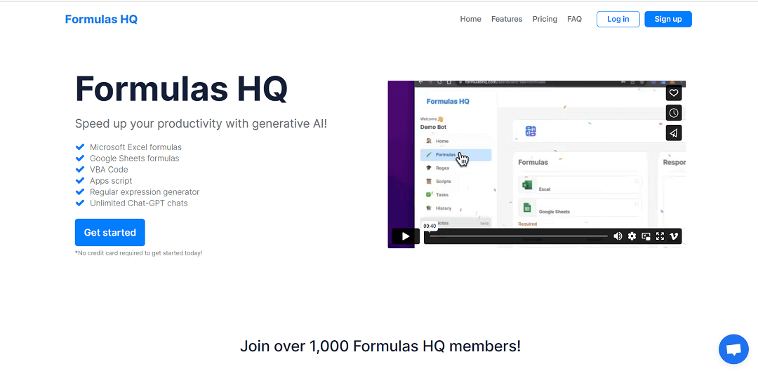 Formulas HQ Screenshot