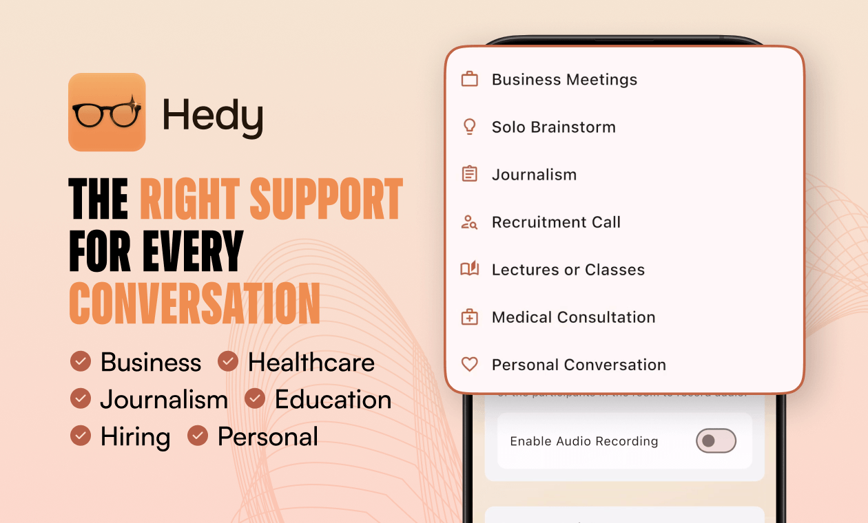Hedy AI Screenshot