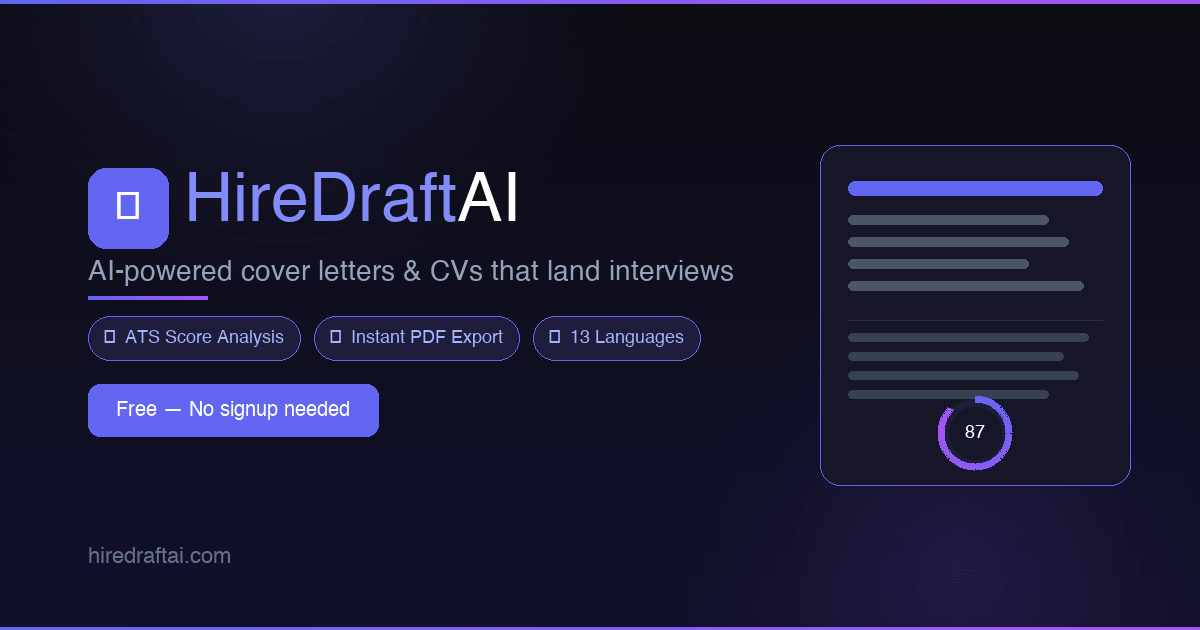 HireDraftAI Screenshot