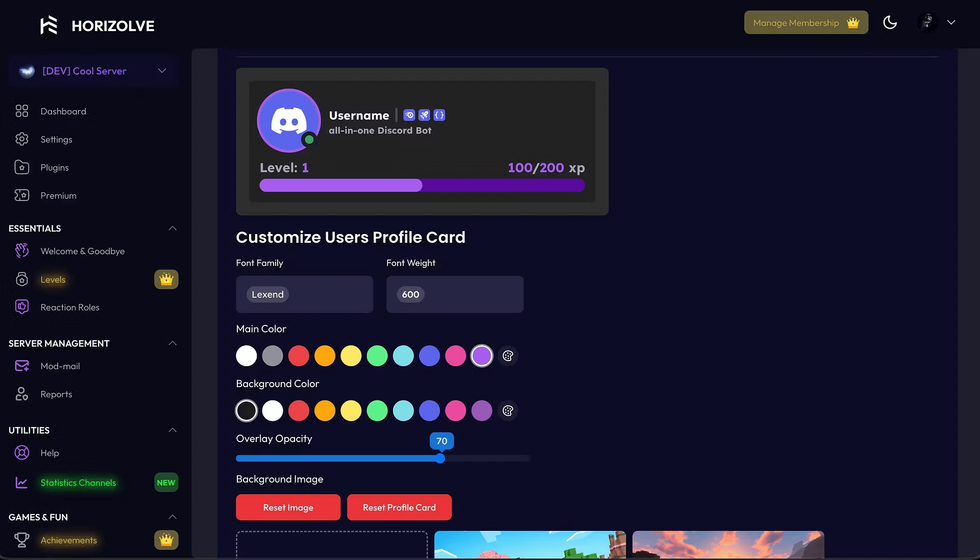 Horizolve Screenshot