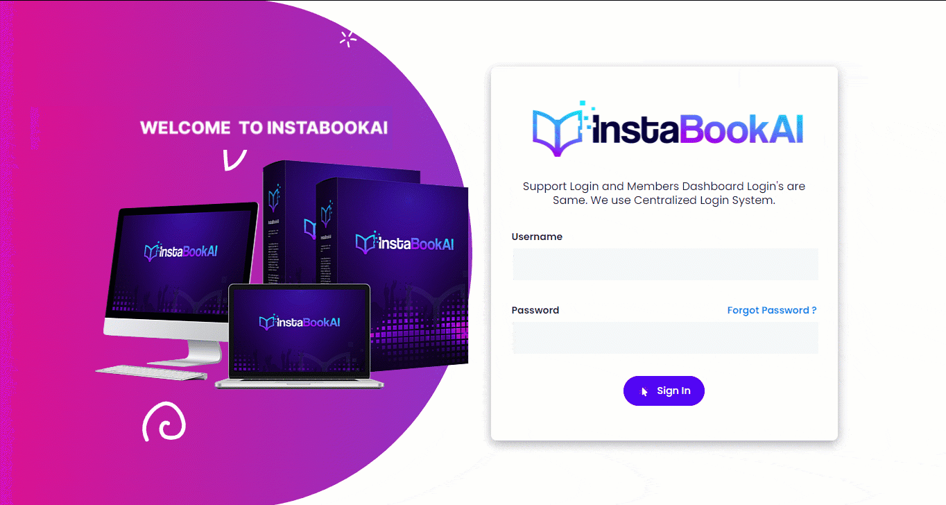 Instabooks AI Screenshot