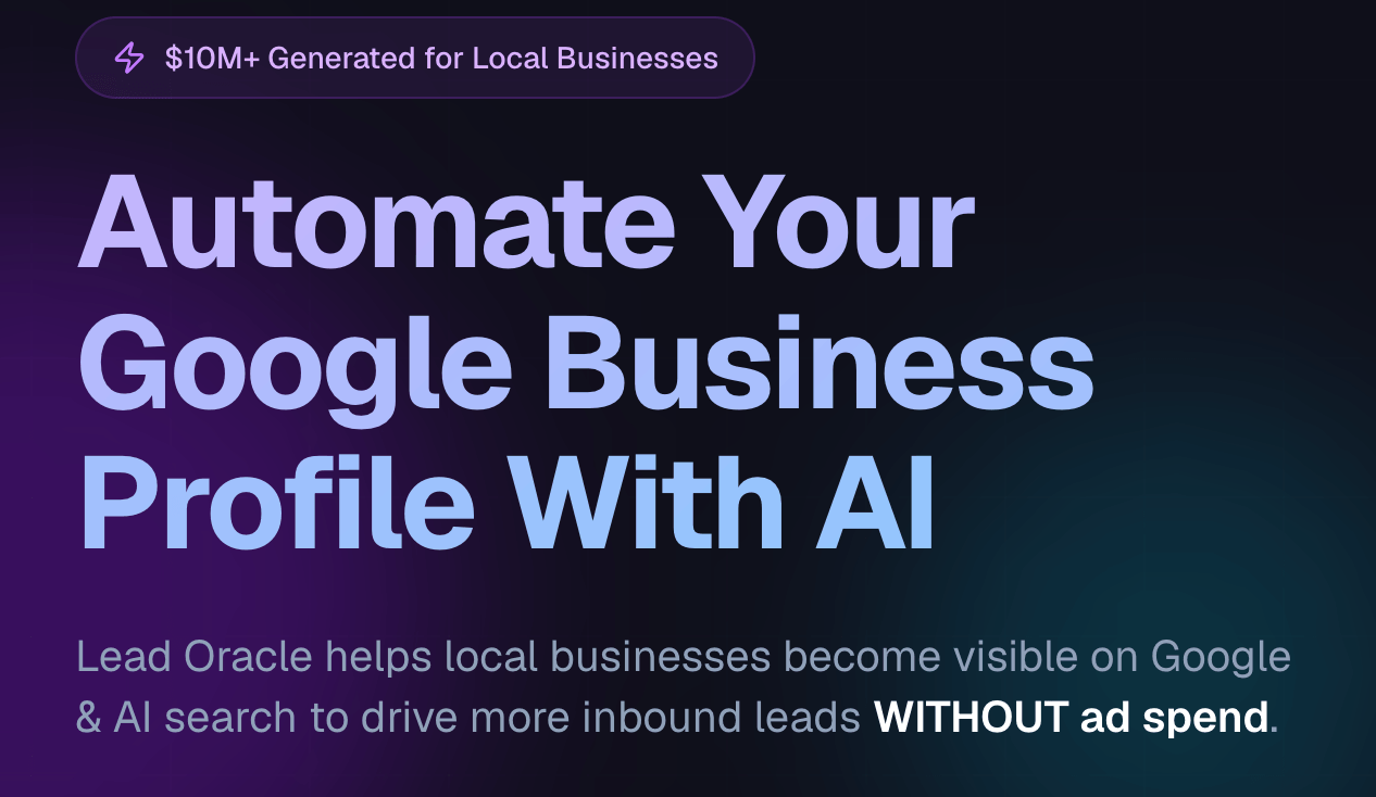 Lead Oracle AI Screenshot