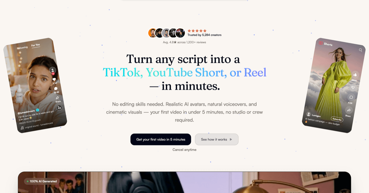 Lumigen App Screenshot