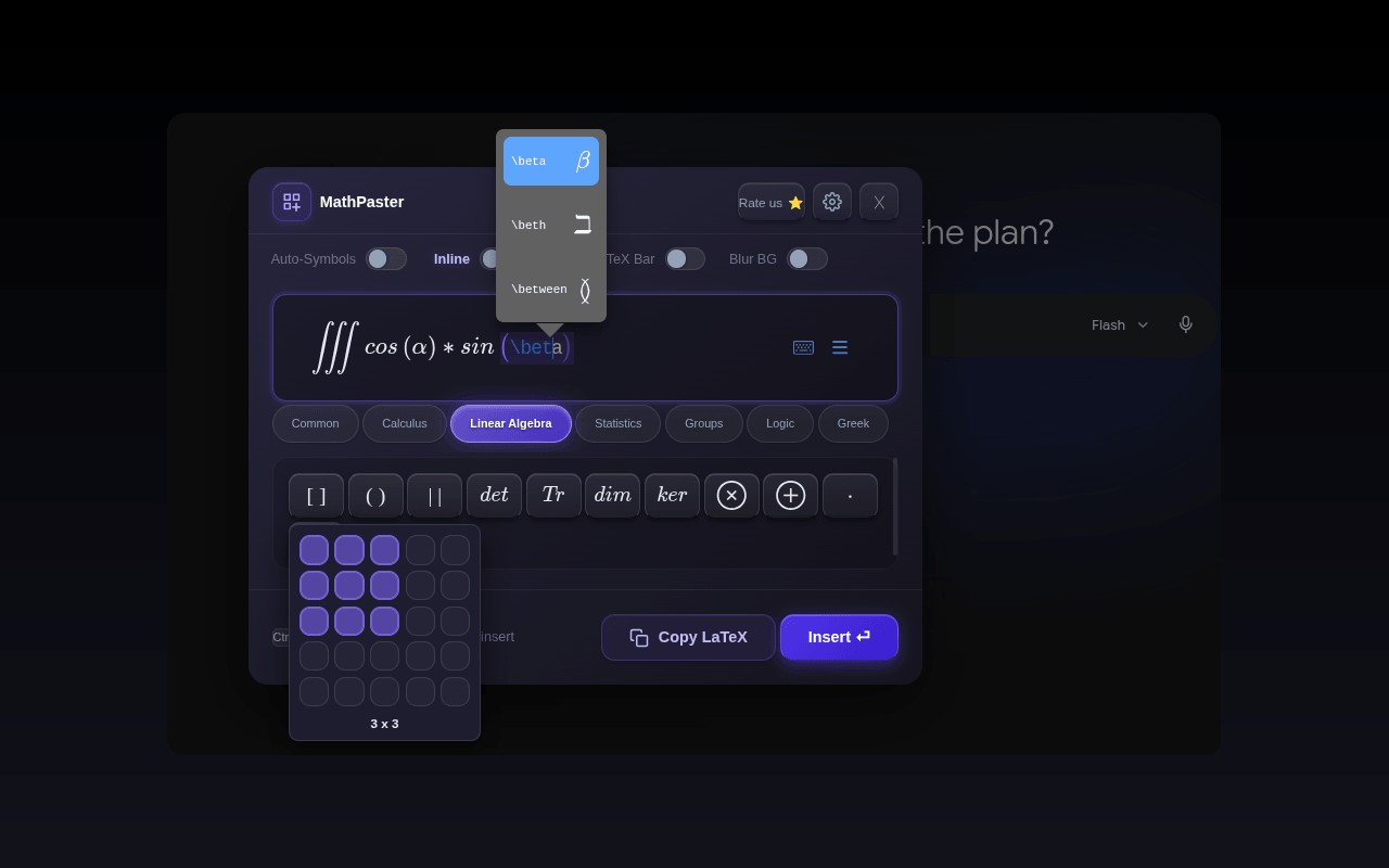 MathPaster Screenshot