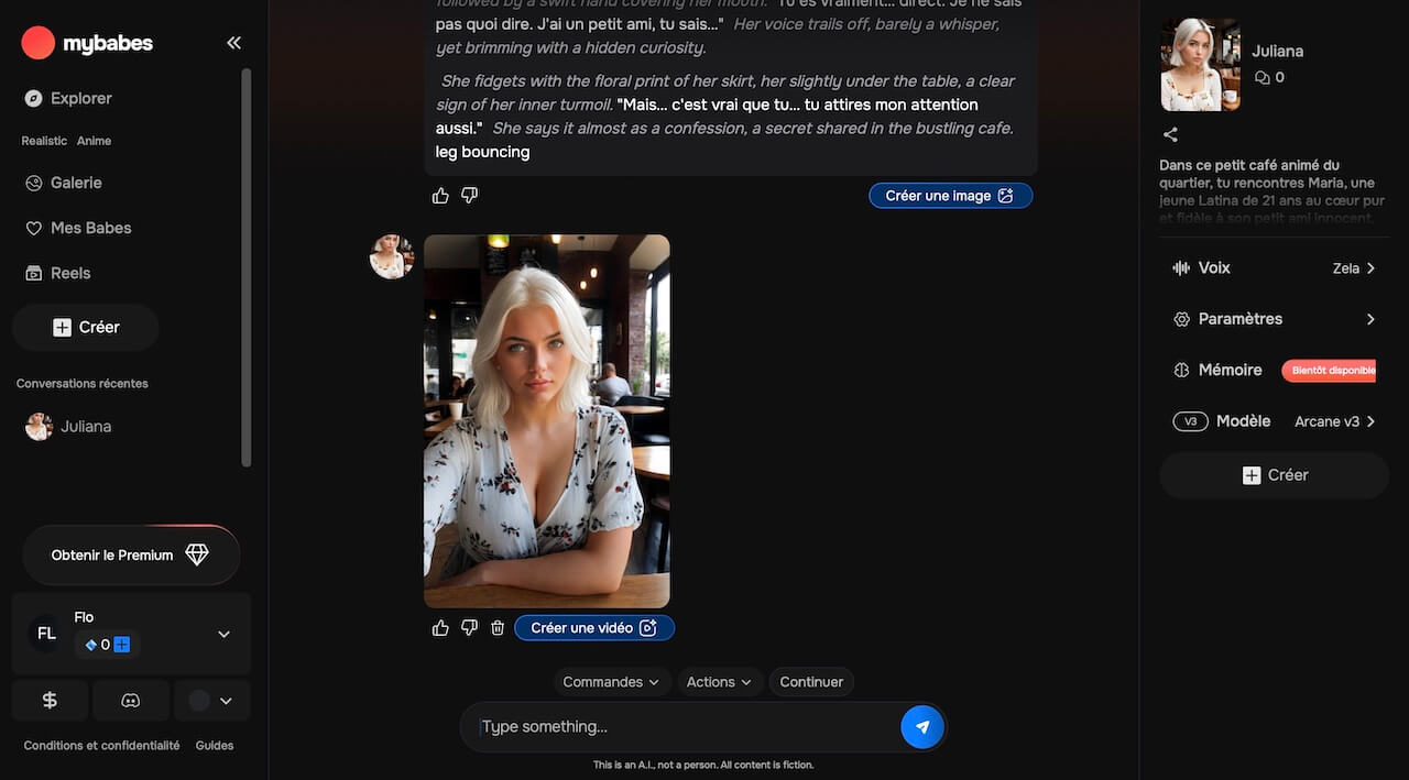 MyBabes.AI Screenshot