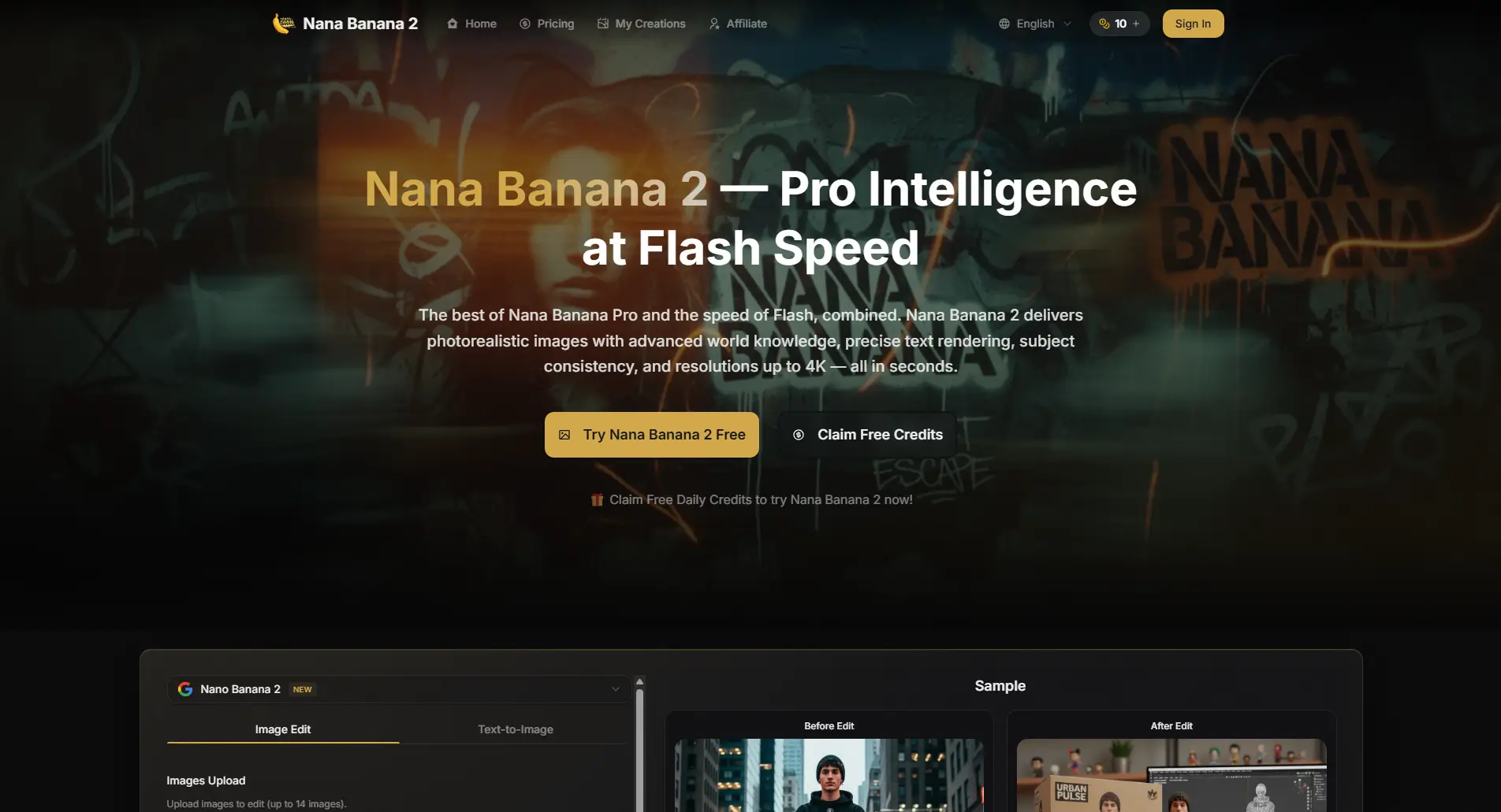 Nana Banana 2 Screenshot