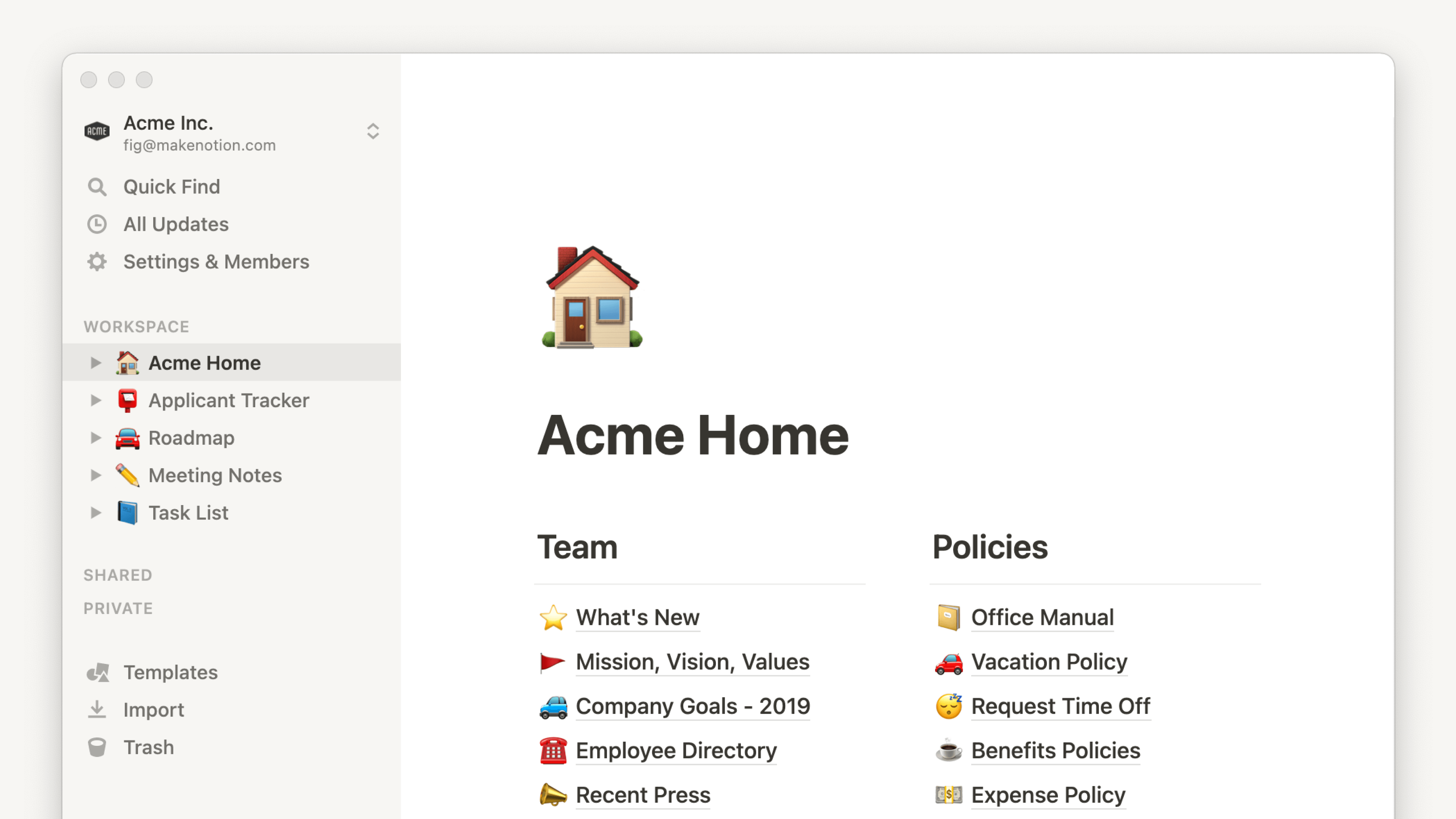 Notion Screenshot