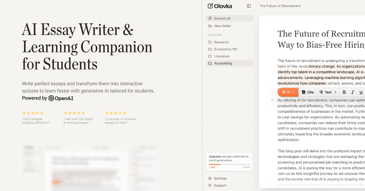 Olovka AI Screenshot