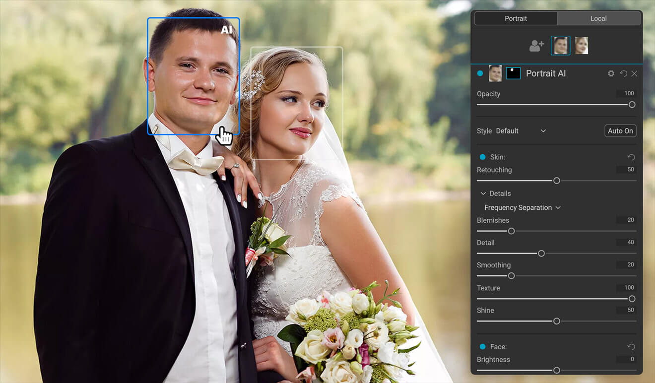 ON1 Portrait AI Screenshot