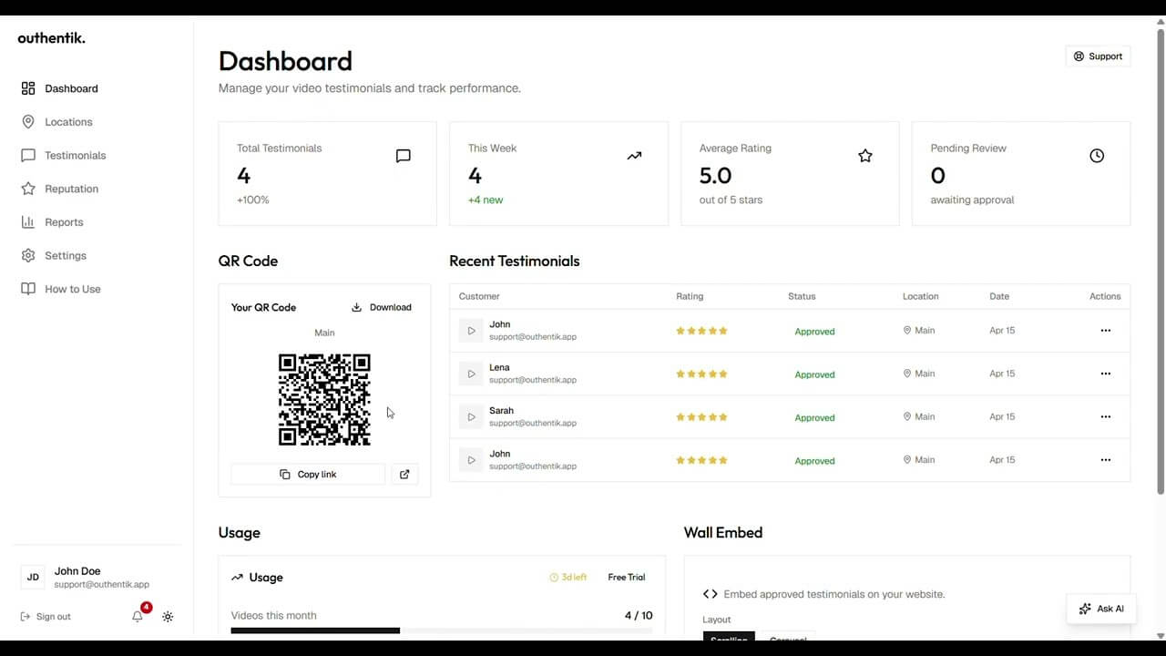 Outhentik Screenshot