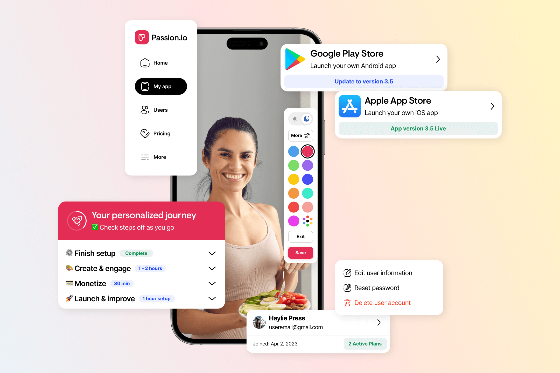 Passion.io Screenshot