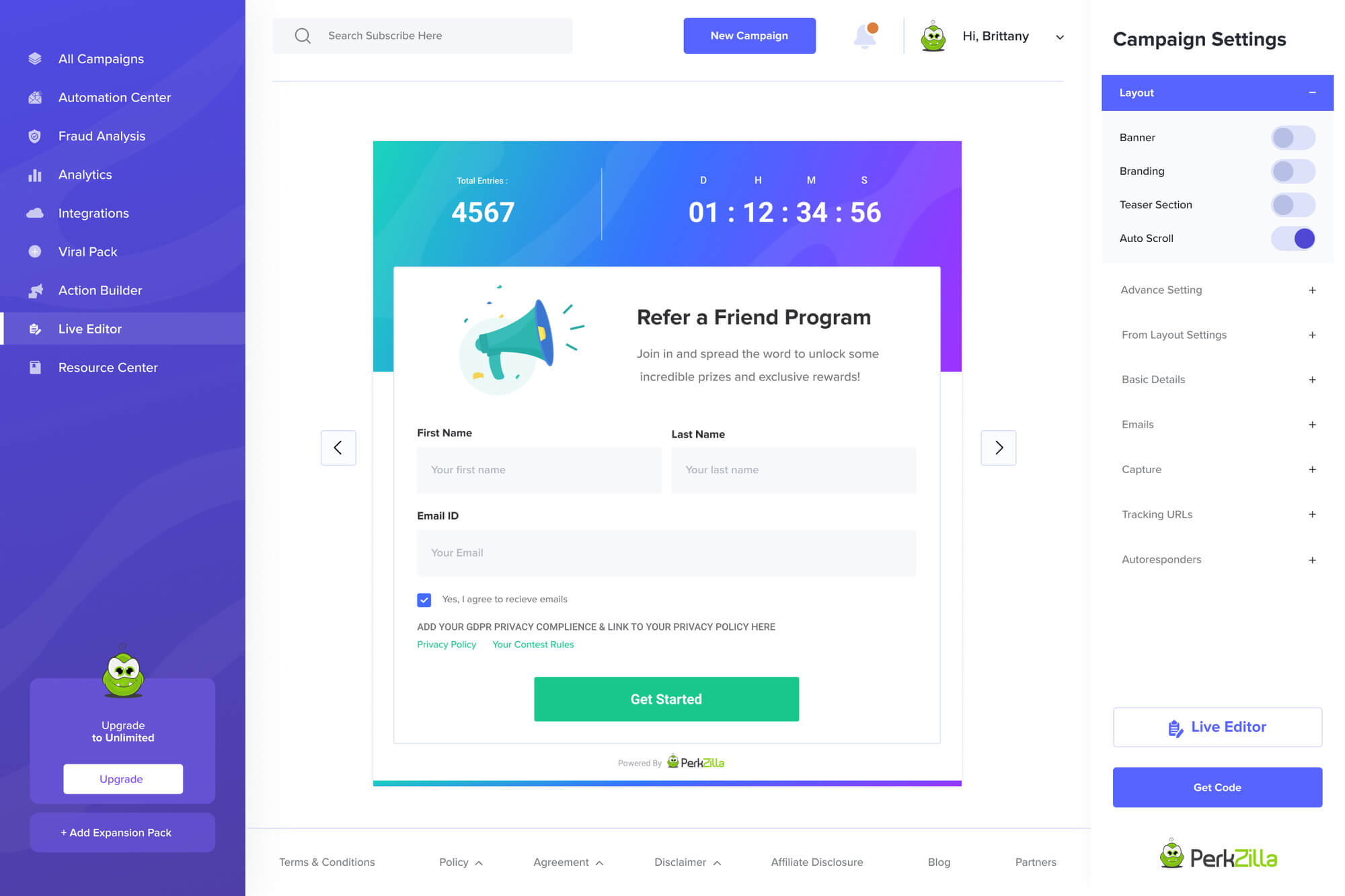 PerkZilla Screenshot