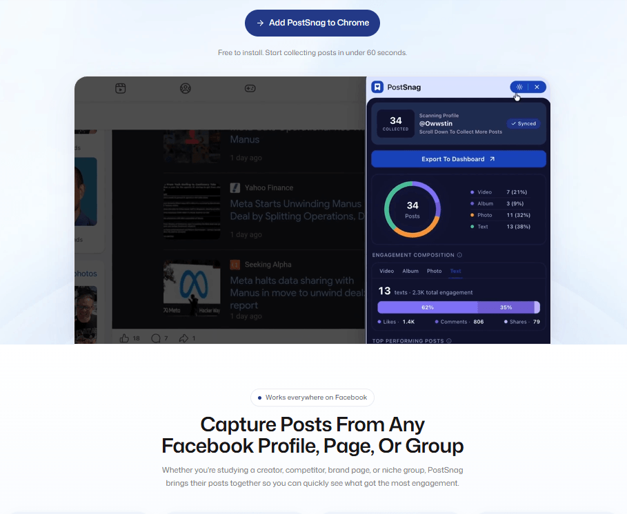 PostSnag Screenshot