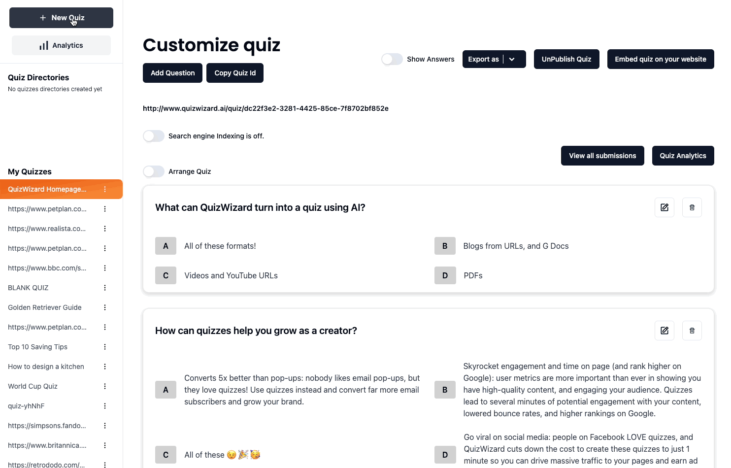 QuizWizard.AI Discount Coupon Code