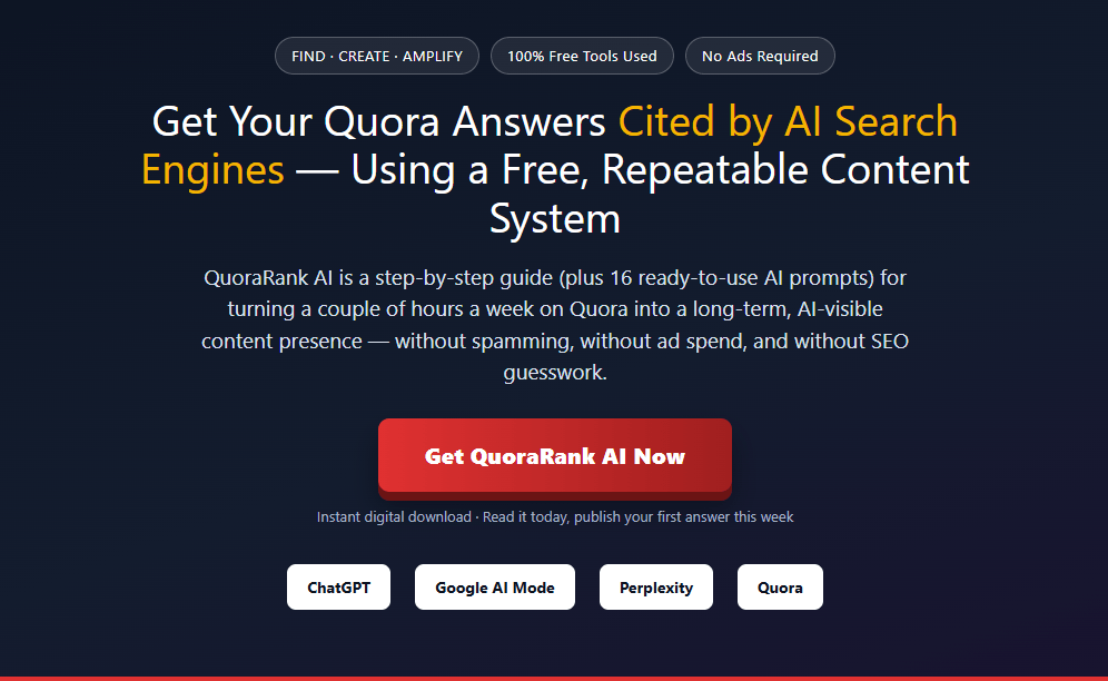 QuoraRank AI Screenshot