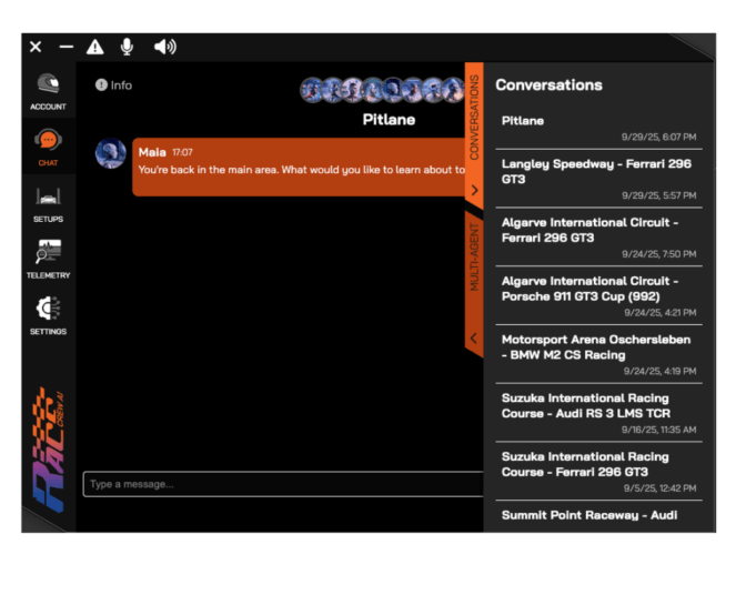RaceCrewAI Screenshot