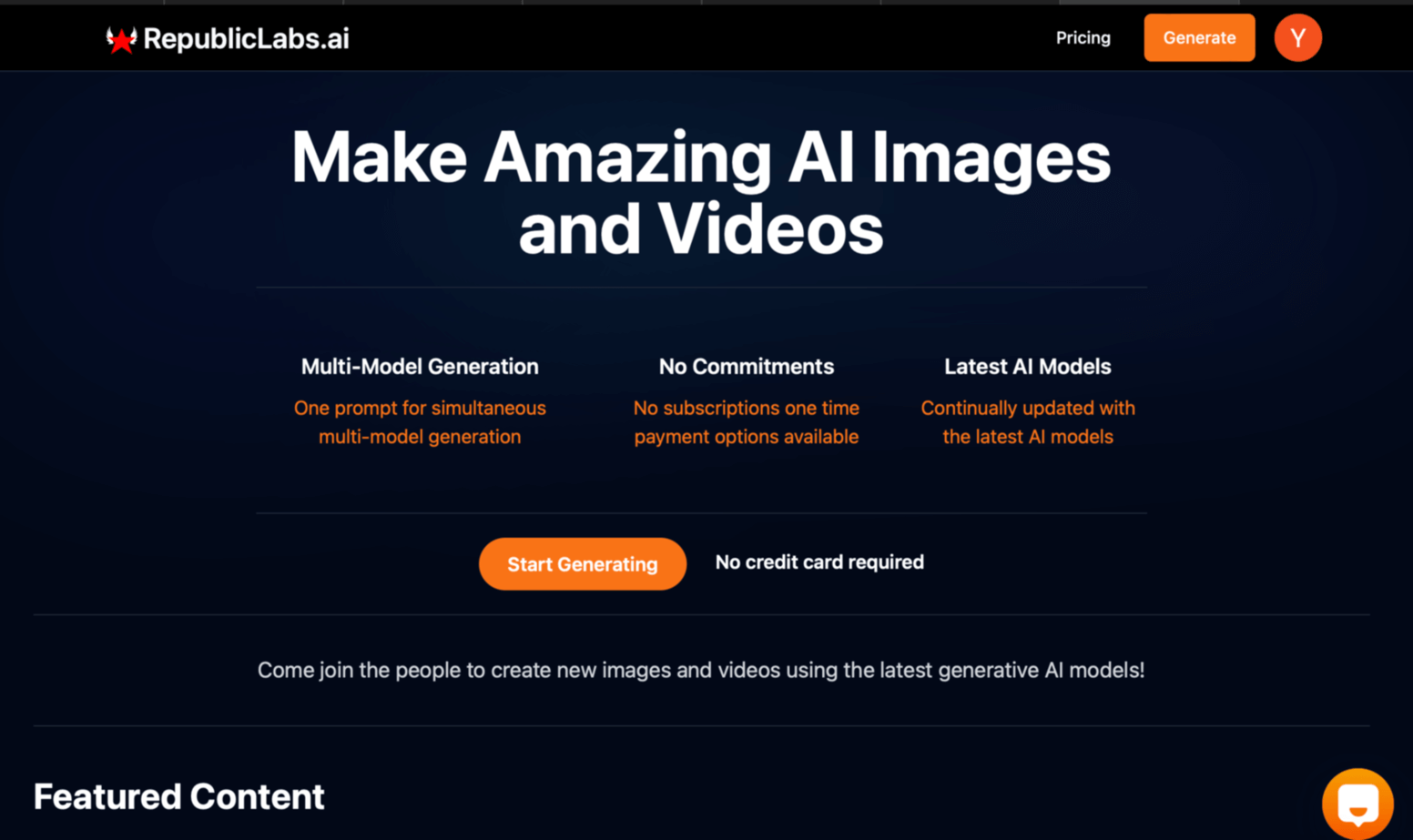 Republiclabs.ai Screenshot