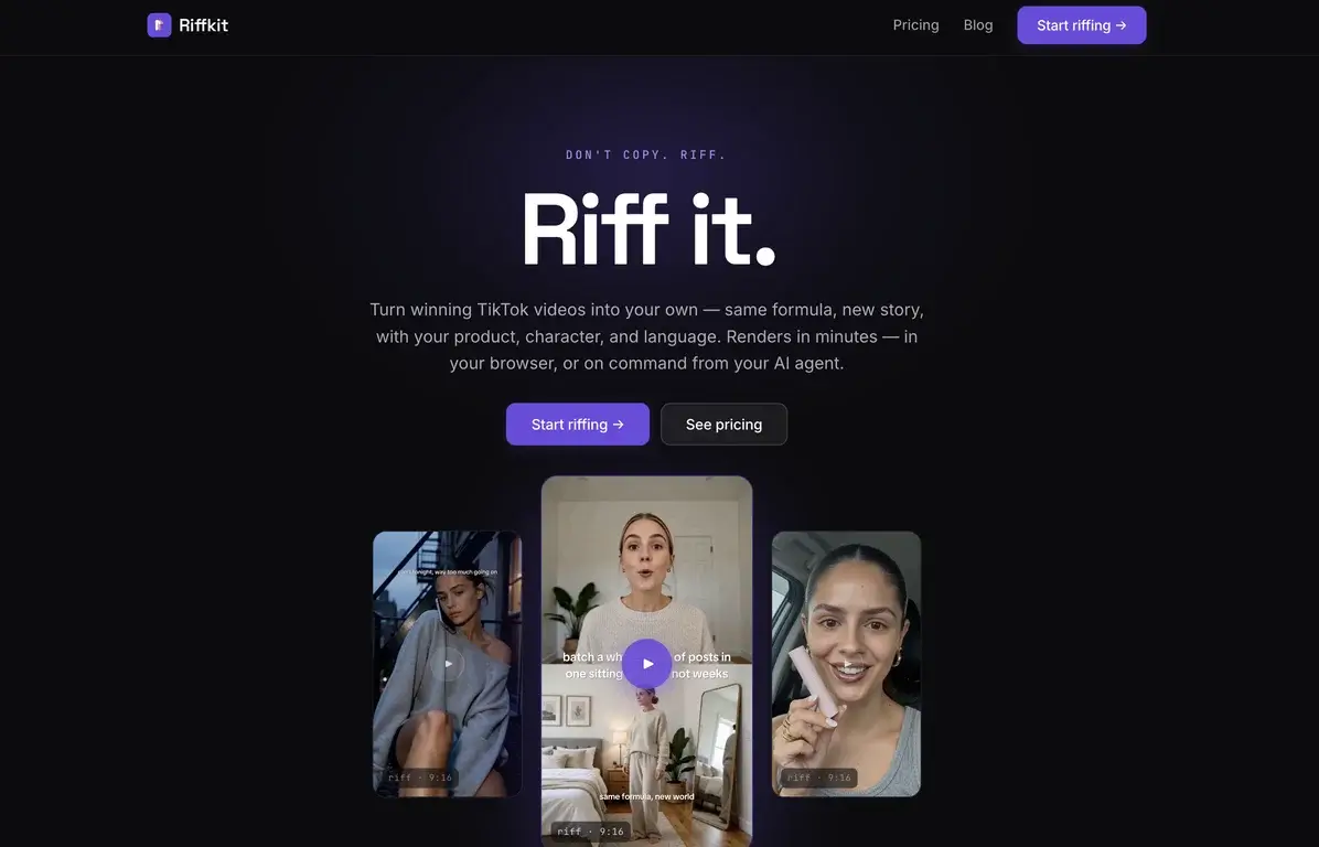 Riffkit AI Screenshot