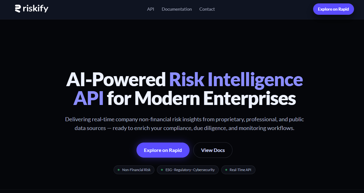 Riskify Screenshot