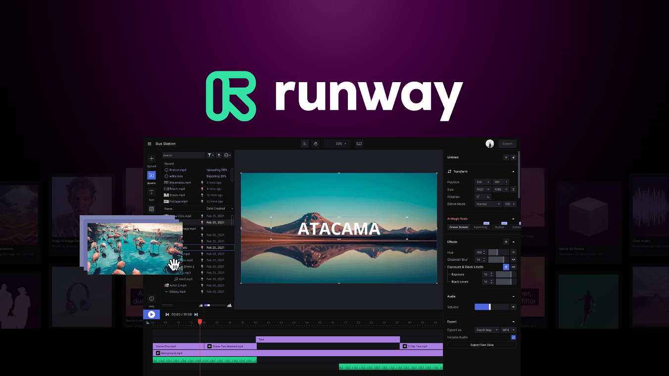 Runway AI Screenshot
