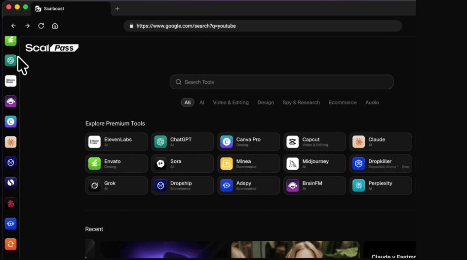 Scalboost Screenshot
