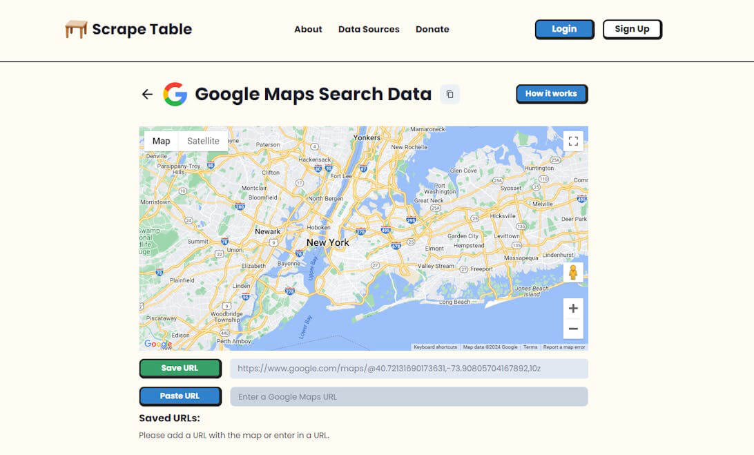 ScrapeTable Screenshot