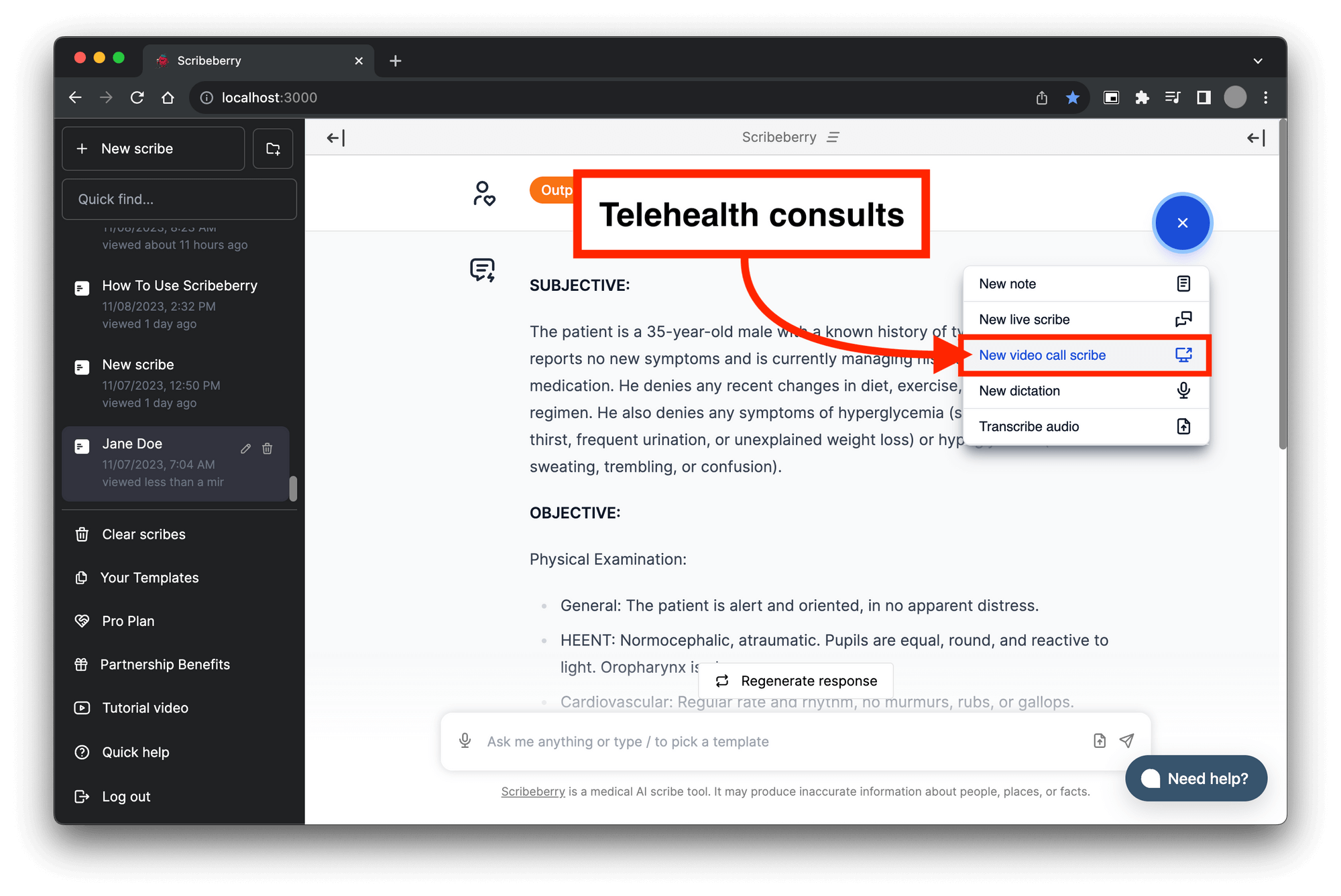 Scribeberry Screenshot