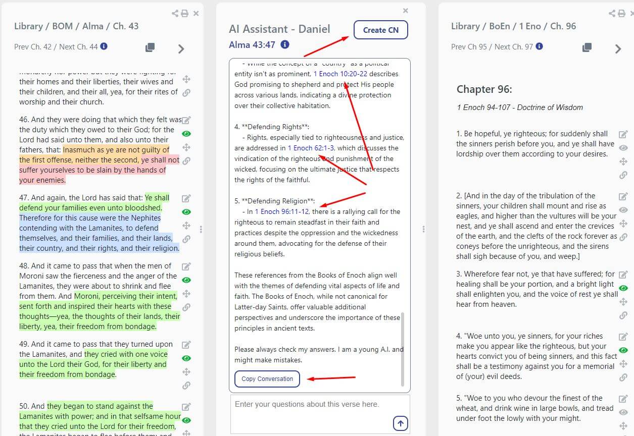 Scripture Notes Screenshot