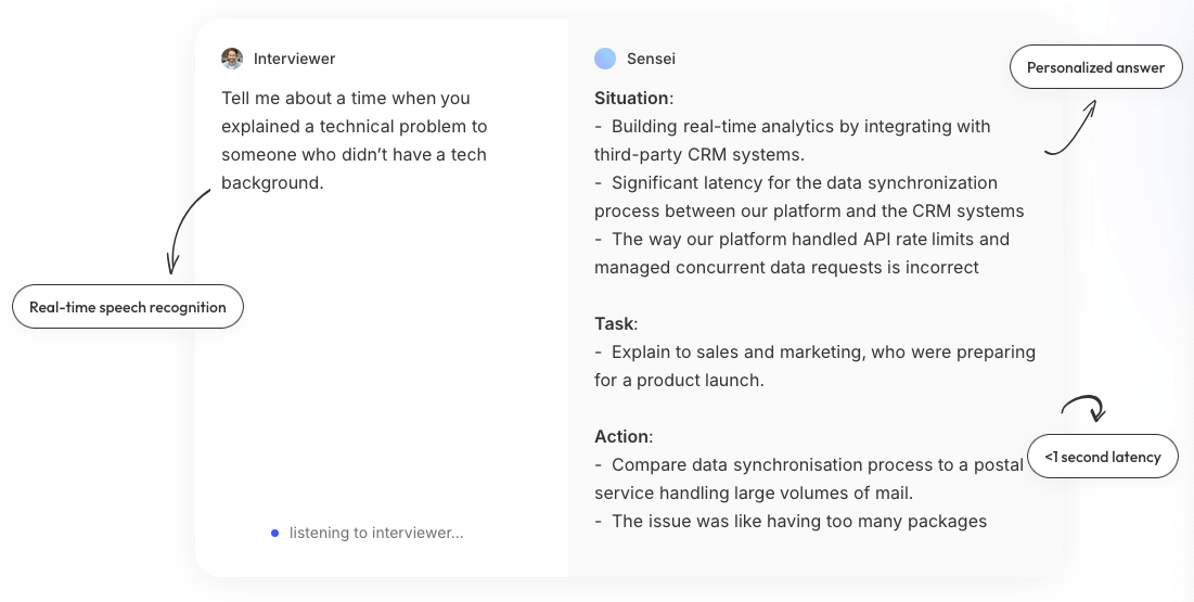 Sensei Copilot Screenshot