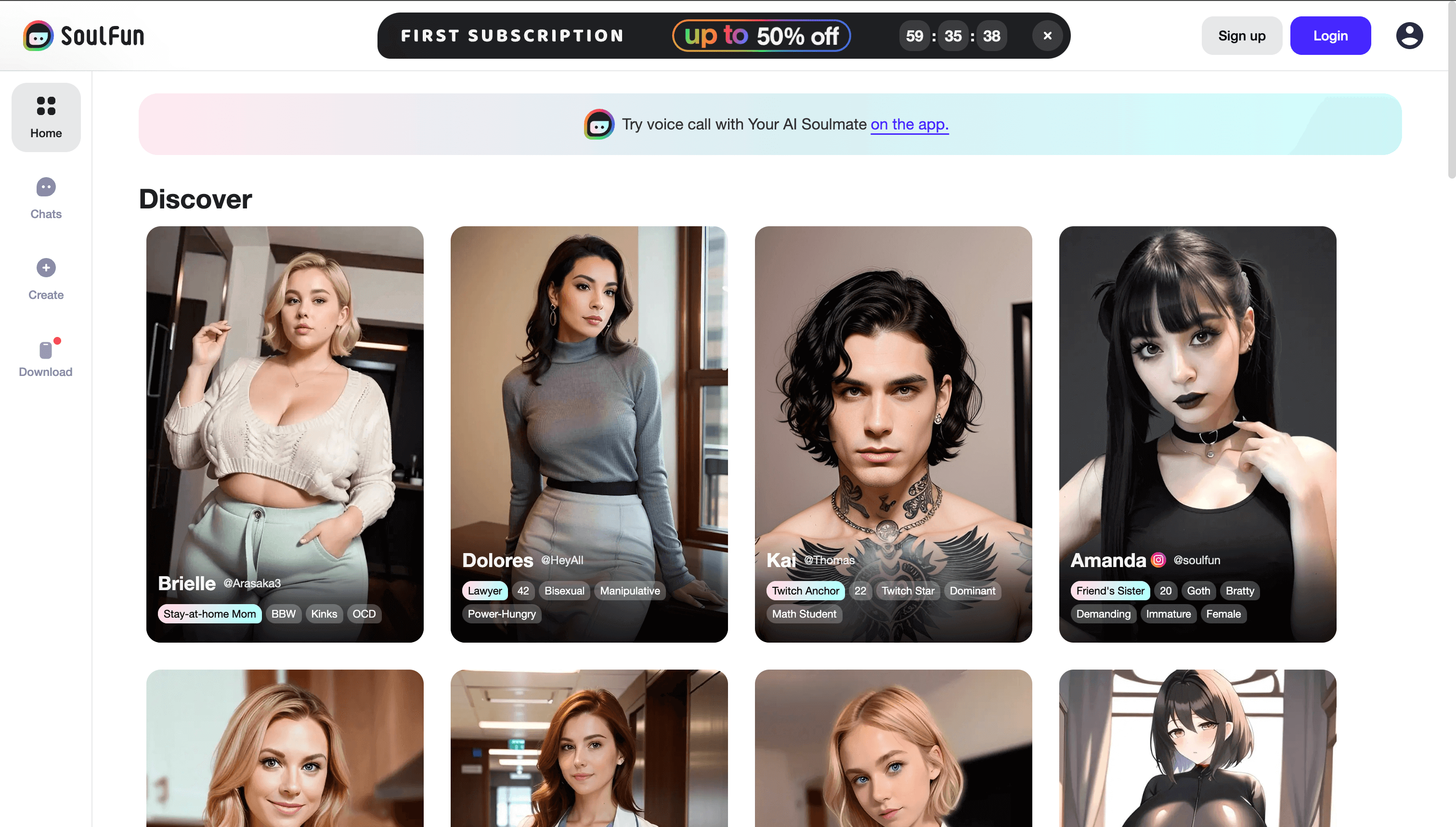 SoulFun AI Screenshot