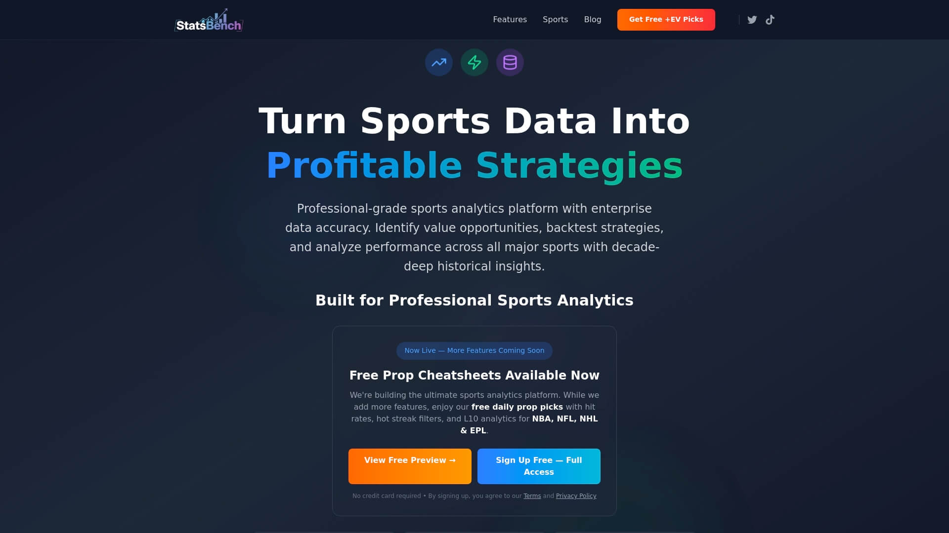 StatsBench Screenshot
