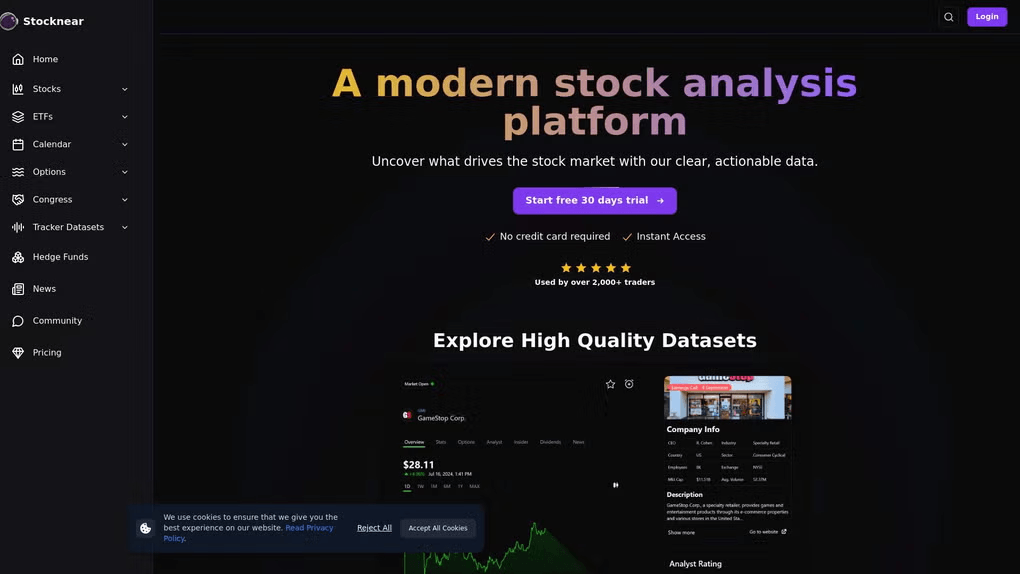 Stocknear Screenshot