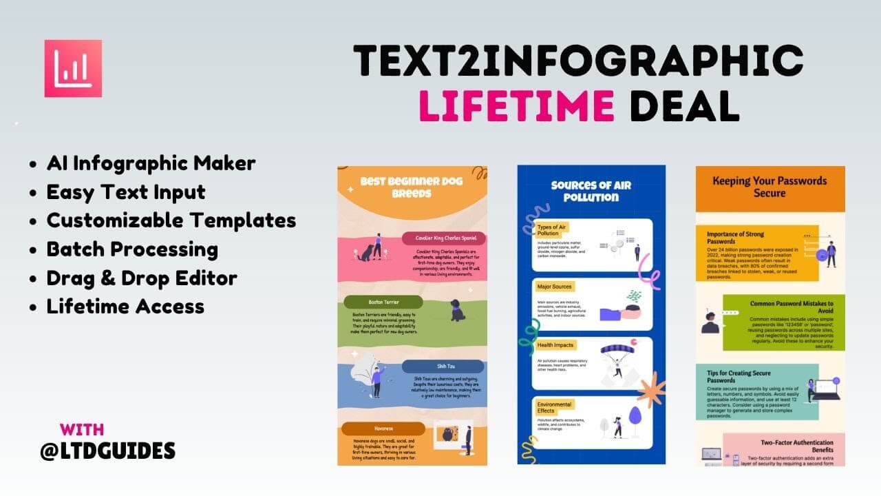 Text2Infographic Screenshot