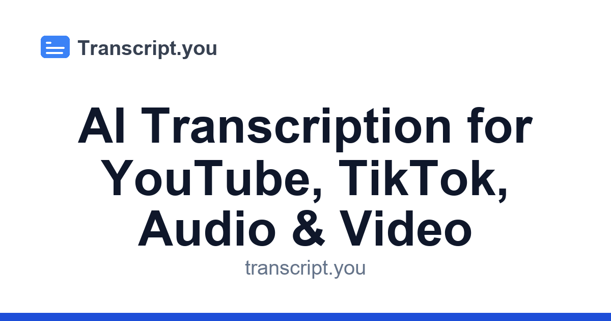 Transcript.you Screenshot