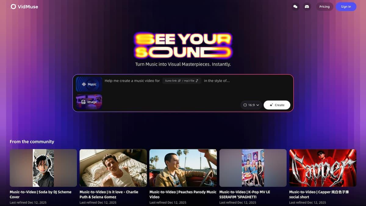 VidMuse Screenshot